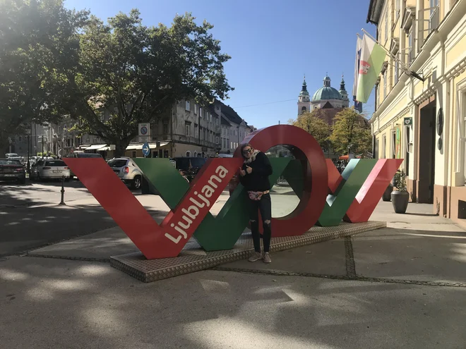 Poljakinja Maria Gajówka kljub vsem ukrepom in odpovedanim aktivnostim odkriva lepote Slovenije. FOTO: osebni arhiv