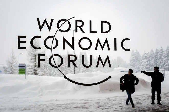 Leto dni pozneje Davos ni nič več Davos. FOTO: Fabrice Coffrini/AFP