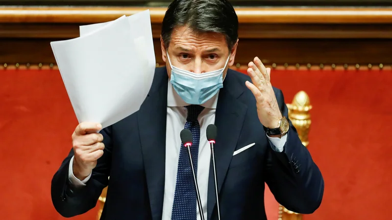 Fotografija: Giuseppe Conte. FOTO: Yara Nardi/Reuters