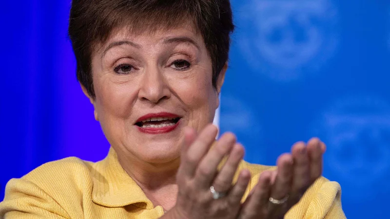Fotografija: Mednarodni denarni sklad, ki ga vodi Kristalina Georgieva, opozarja na pomen cepljenja po vsem svetu, ki ga morajo spremljati politike za podporo prizadetim ob pandemiji. FOTO: Nicholas Kamm/AFP