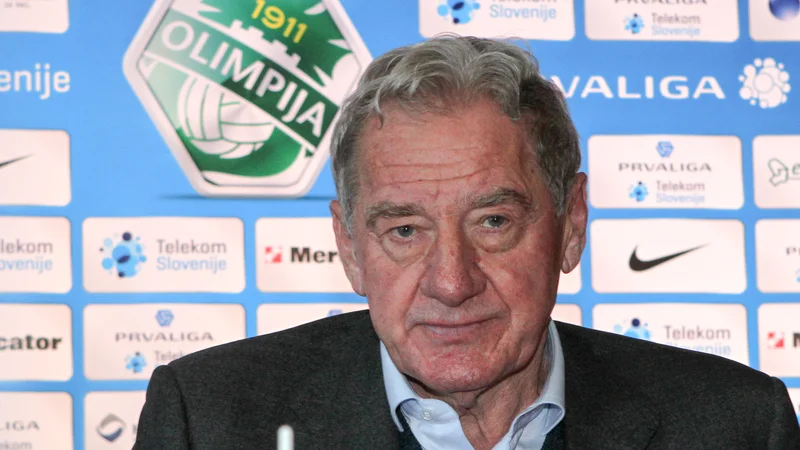 Fotografija: Prvi mož Olimpije Milan Mandarić rešuje klub pred finančnim zlomom. FOTO: Marko Feist