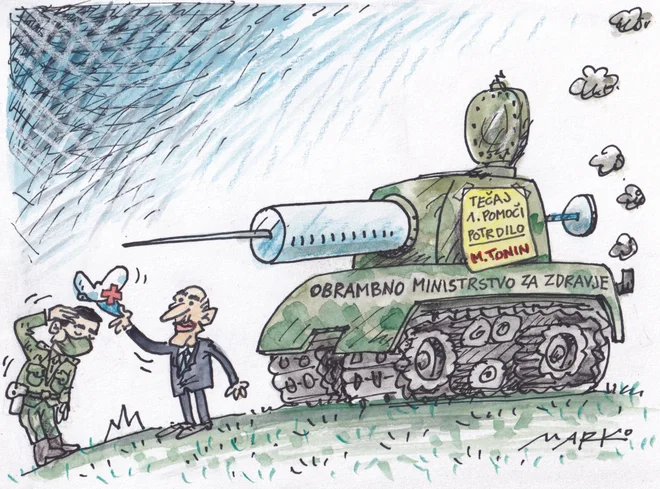 KARIKATURA: Marko Kočevar/Delo