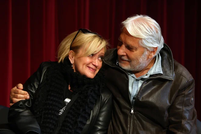 Eden od ključev za dobro partnerstvo so humor, objemi in velike in majhne nematerialne pozornosti, pravi Ksenija Benedetti o tem, kako se ujameta z Borisom Cavazzo. FOTO: osebni arhiv
