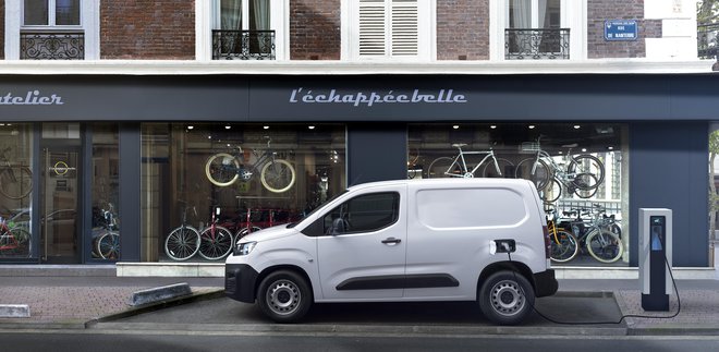 Citroën berlingo bo kot dostavnik lahko vozil tudi na elektriko. Foto Citroën