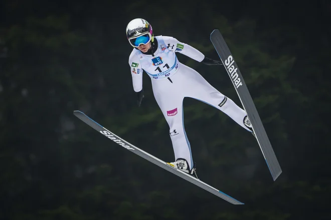 Ema Klinec je bila najvišje med Slovenkami. FOTO: Jure Makovec