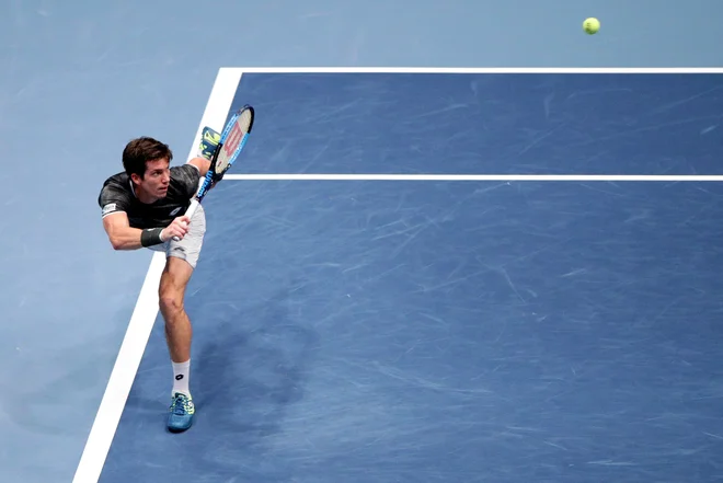 Aljaž Bedene je oba niza dobil po podaljšani igri. FOTO: Lisi Niesner/Reuters