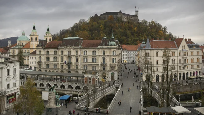 Ljubljanski grad je bil lani zaprt tri mesece in pol, tirna vzpenjača še nekoliko dlje. FOTO: Voranc Vogel/Delo