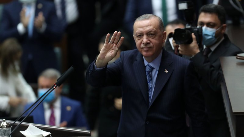 Fotografija: Turški predsednik Recep Tayyip Erdoğan je pobudnik sodelovanja šestih držav v regiji. FOTO: AFP