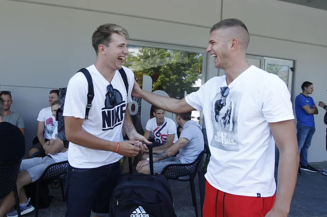 Če bosta Luka Dončić in Edo Murić nared za akcijo, ju čaka junija velik izziv v boju za Tokio 2020. FOTO: Leon Vidic