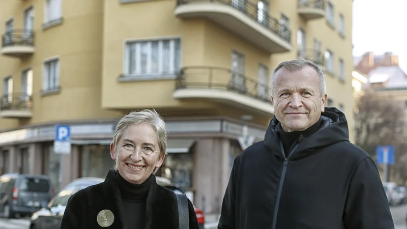 Fotografija: Arhitekta, pedagoga in publicista Špela Kuhar in Robert Potokar