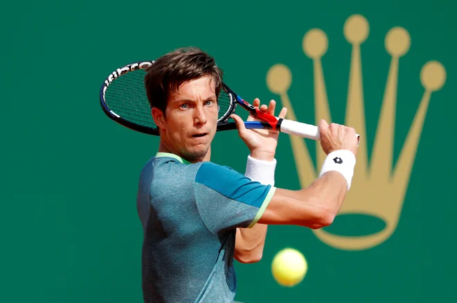 Aljaž Bedene je bil nemočen proti četrtemu nosilcu. FOTO: Eric Gaillard/Reuters