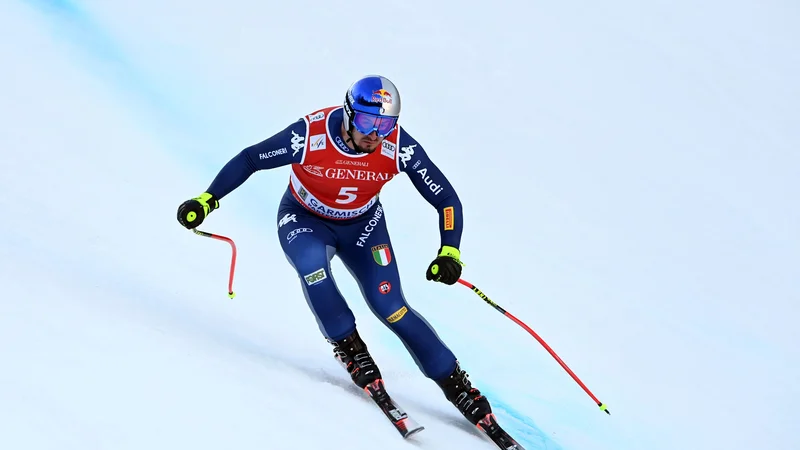 Fotografija: Dominik Paris je pred domačim SP v pravi smukaški formi. FOTO: Christof Stache/AFP