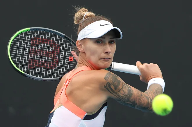 Najvišje postavljena Slovenka na lestvici WTA Polona Hercog je upala na kaj več, kot le na en dvoboj. FOTO: Brandon Malone/AFP