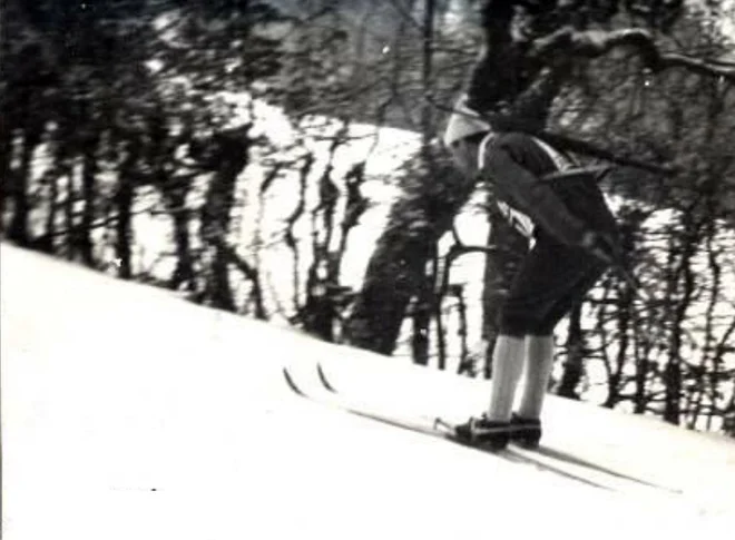 Biatlonski začetki pri nas. FOTO: Osebni arhiv Gašperja Zakotnika
