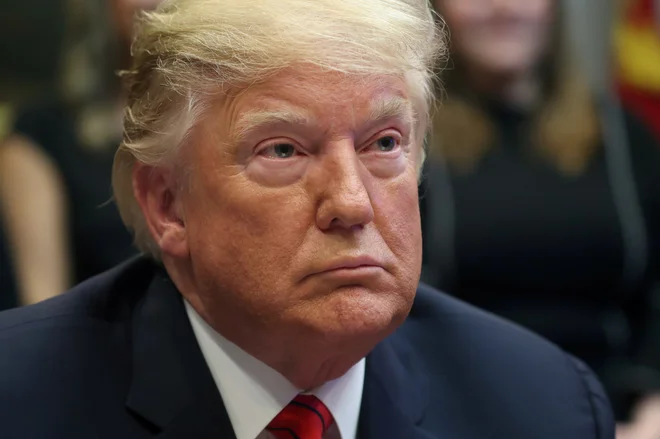 Nekdanji ameriški predsednik Donald trump je že drugilč obtožen v kongresu. Foto Leah Millis Reuters
