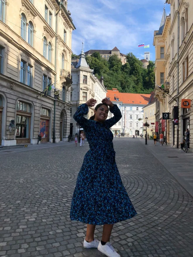 Februarja lani je prišla za en semester, a je pandemija prekrižala njene načrte. osebni arhiv