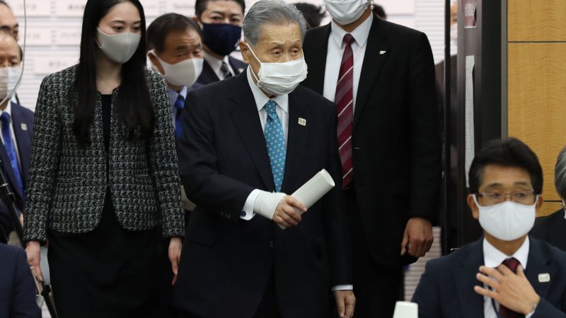 Fotografija: Predsednik organizacijskega komiteja olimpijskih iger v Tokiu 2020 je bil nekoč tudi japonski premier.
Foto Pool Reuters