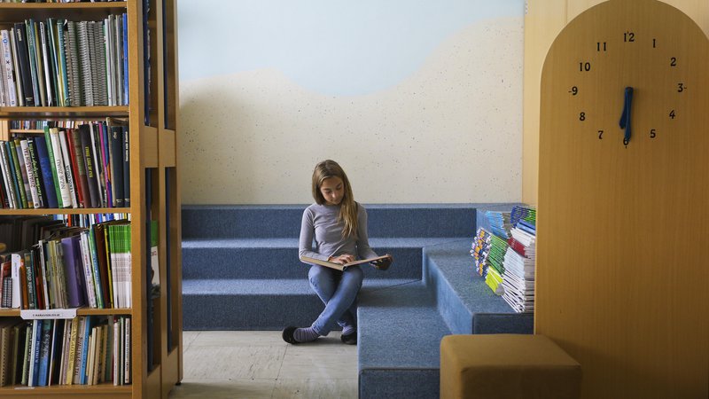 Fotografija: Prevečkrat je izbor za domače branje odvisen od stanja v šolski knjižnici, ne od preferenc učitelja. ​FOTO: Jože Suhadolnik/Delo