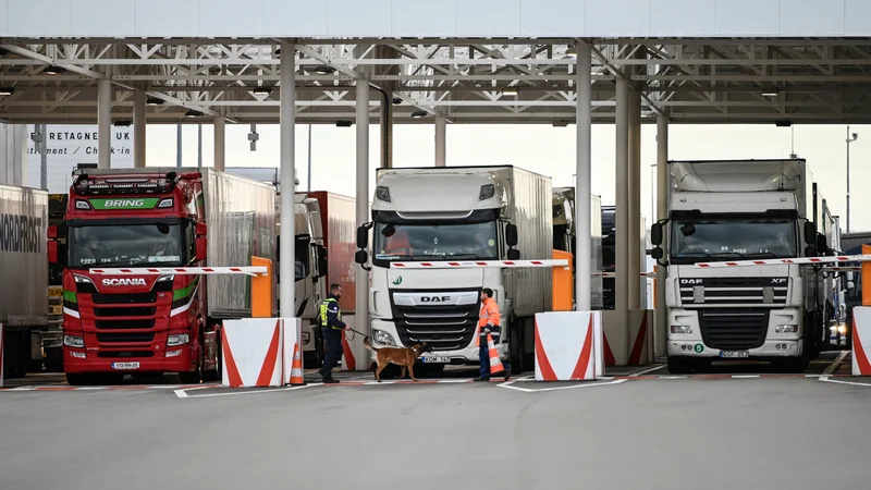 Fotografija: Čeprav je ne meji nekaj več čakanja, se najbolj črni scenariji v povezavi z brexitom niso uresničili - vsaj ne pri trgovanju slovenskih podjetij.
FOTO: Reuters