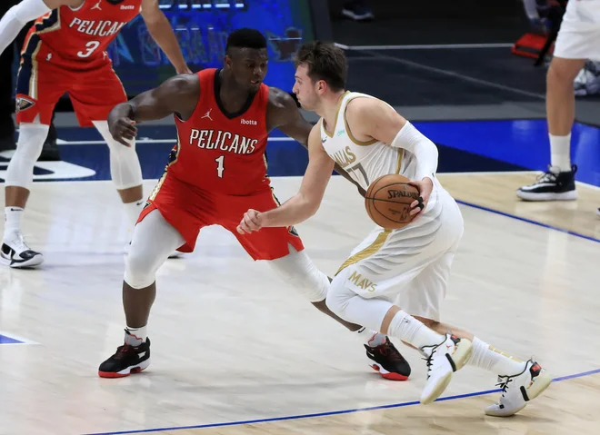 Luka Dončić je bil nezaustavljiv. FOTO: Kevin Jairaj/ USA Today Sports