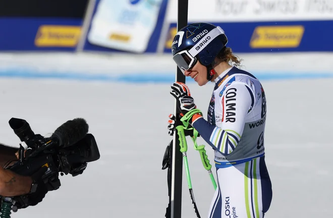 Ilka Štuhec je bila razočarana, a je dala vse od sebe, kot je povedala. FOTO: Leonhard Föger/Reuters