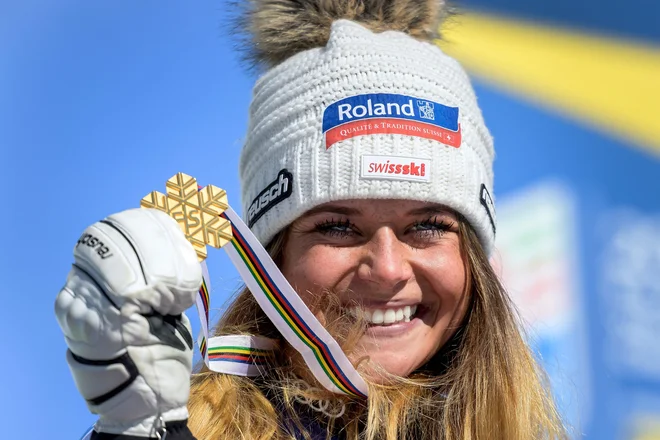 Corinne Suter. FOTO: Fabrice Coffrini/AFP