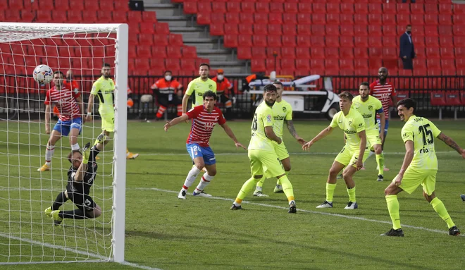 Jan Oblak je bil nemočen ob edinem prejetem golu. FOTO: Jon Nazca/Reuters