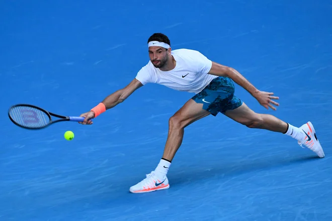 Grigor Dimitrov je poslal domov Dominica Thiema. FOTO: William West/AFP