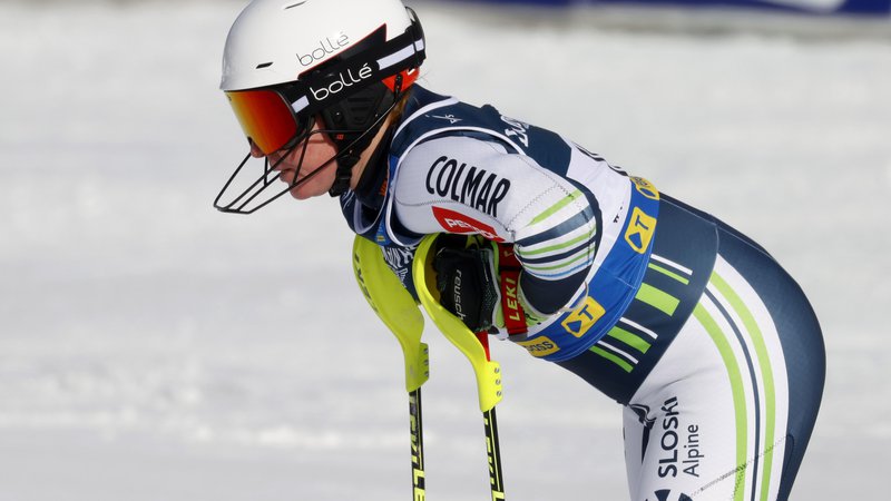 Fotografija: Maruša Ferk je v slalomu povsem odpovedala. FOTO: Leonhard Foeger/Reuters