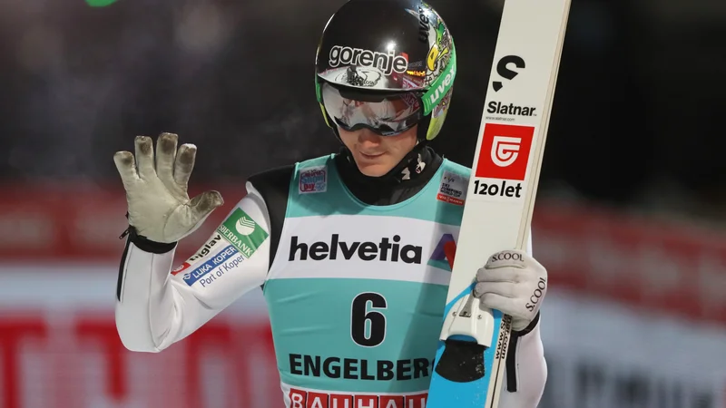 Fotografija: Cene Prevc bo eden od štirih Slovencev na tekmi svetovnega pokala v Rasnovu. FOTO: Arnd Wiegmann/Reuters
