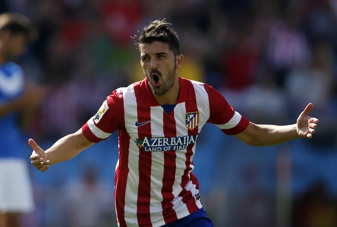David Villa je sklenil triletno pogodbo, odšel je že po prvem letu. FOTO: Juan Medina/Reuters