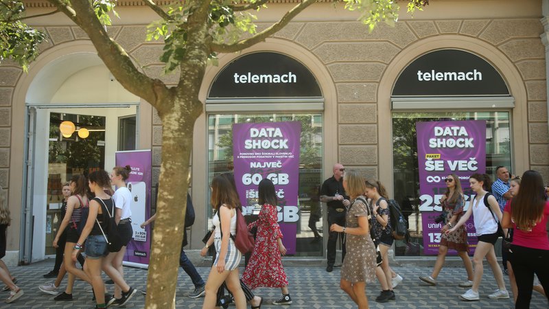 Fotografija: Pri Telemachu so potrdili sodelovanje na dražbi za dodelitev radijskih frekvenc za omrežje 5G. FOTO: Jure Eržen/Delo