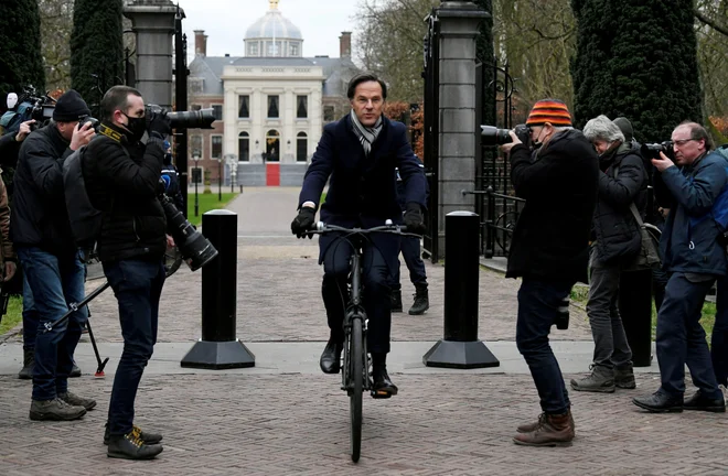 Nizozemski premier Mark Rutte. FOTO: Piroschka Van De Wouw/Reuters