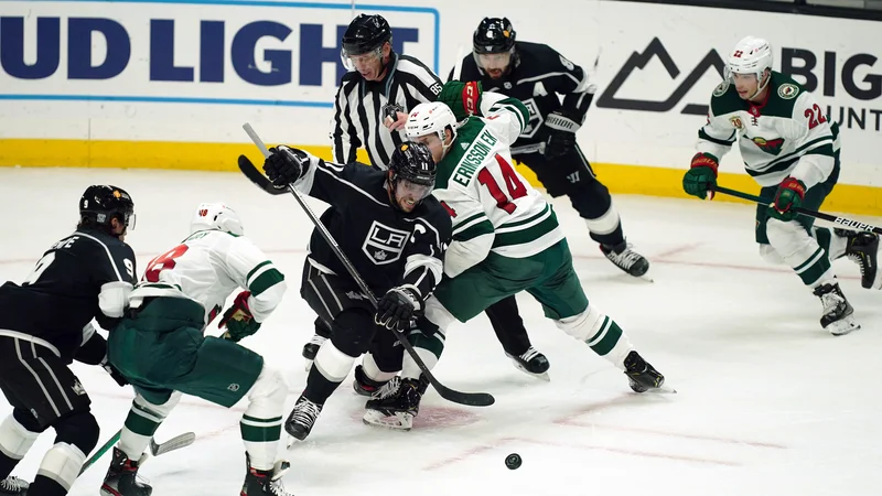 Fotografija: Anže Kopitar je z 18 točkami najučinkovitejši član Los Angelesa v tej sezoni. FOTO: Kirby Lee/Usa Today Sports