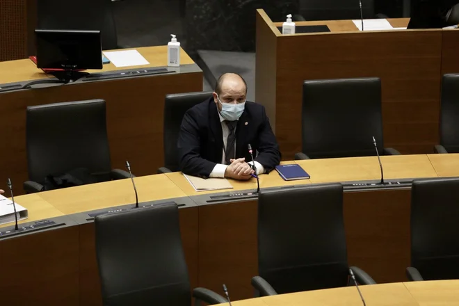 Kandidat za ministra za zdravje Janez Poklukar FOTO: Voranc Vogel/Delo