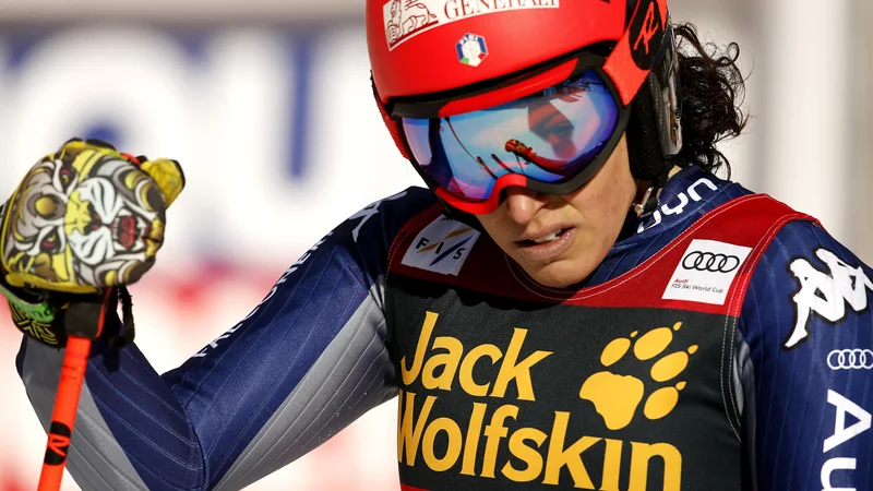 Fotografija: Federica Brignone je bila brez dlake na jeziku. FOTO: Matej Družnik