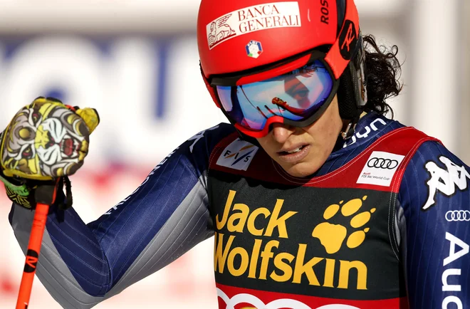 Federica Brignone je bila brez dlake na jeziku. FOTO: Matej Družnik