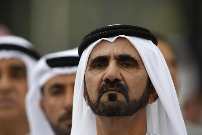 Britansko sodišče je lani šejku Mohammedu binu Rašidu al Maktumu pripisalo odgovornost za ugrabitev hčerk in ustrahovanja soprog. FOTO: Web Caren Firouz/Reuters