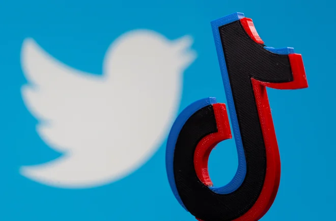 TikTok uporablja zavajajoče prakse pri obdelavi osebnih podatkov uporabnikov, kot mu očitajo v prijavi. FOTO: Dado Ruvic/Reuters