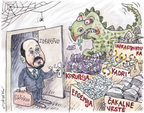 Fotografija: KARIKATURA: Marko Kočevar/Delo