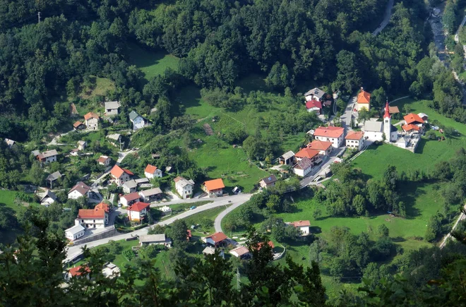 Grahovo ob Bači danes FOTO: WIKIPEDIA.ORG
