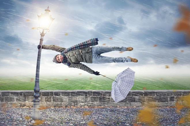 Pazite, da vas ne odpihne! FOTO: Getty Images/istockphoto