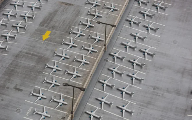 &raquo;V prostorih podjetja je na desetine letal, ki se valjajo po Boeingovih tovarnah. Skupno jih je nekje nad 50. FOTO: Andreas Prott / Shutterstock
