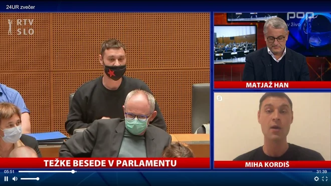 Miha Kordiš in Matjaž Han. FOTO: Voyo.si