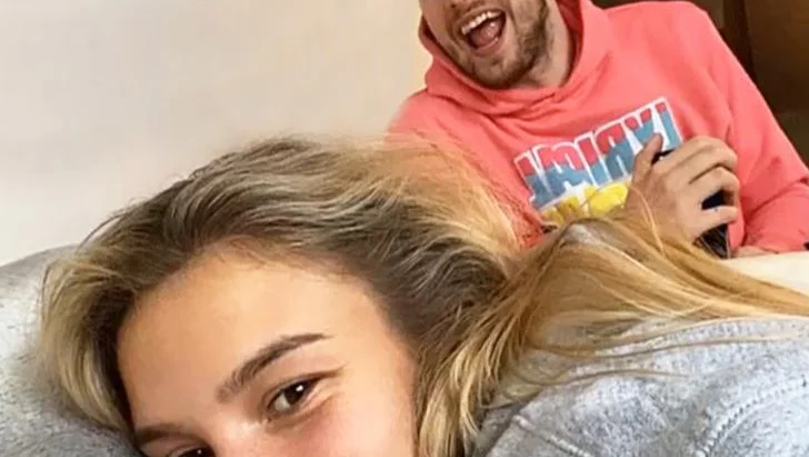 Fotografija: Luka Dončić in Anamaria Goltes. FOTO: Instagram