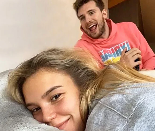 Luka Dončić in Anamaria Goltes. FOTO: Instagram