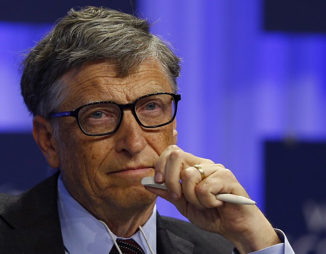 Usatnovitelj Microsofta Bill Gates je pogosto dežurni krivec za vse, kar gre narobe. FOTO: Denis Balibouse, Reuters Pictures