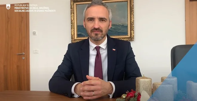 Minister za delo Janez Cigler Kralj. FOTO: Posnetek zaslona