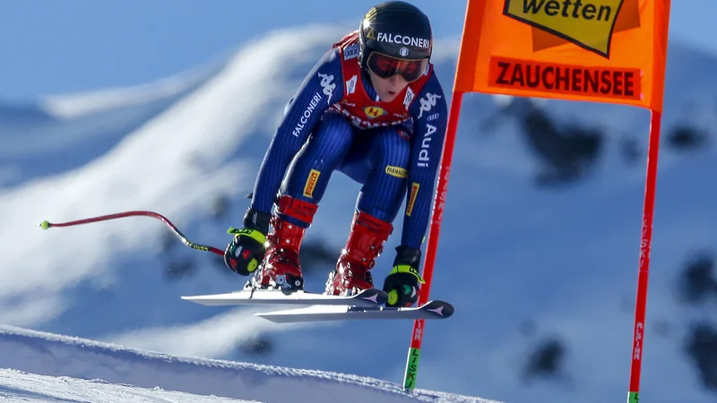 Fotografija: Sofia Goggia. FOTO: Matej Družnik, Delo