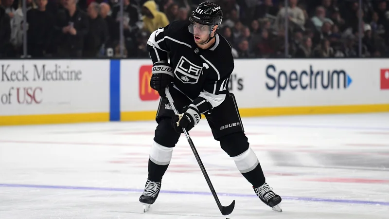 Fotografija: Anže Kopitar začenja petnajsto sezono v ligi NHL. FOTO: Kirby Lee/Usa Today Sports